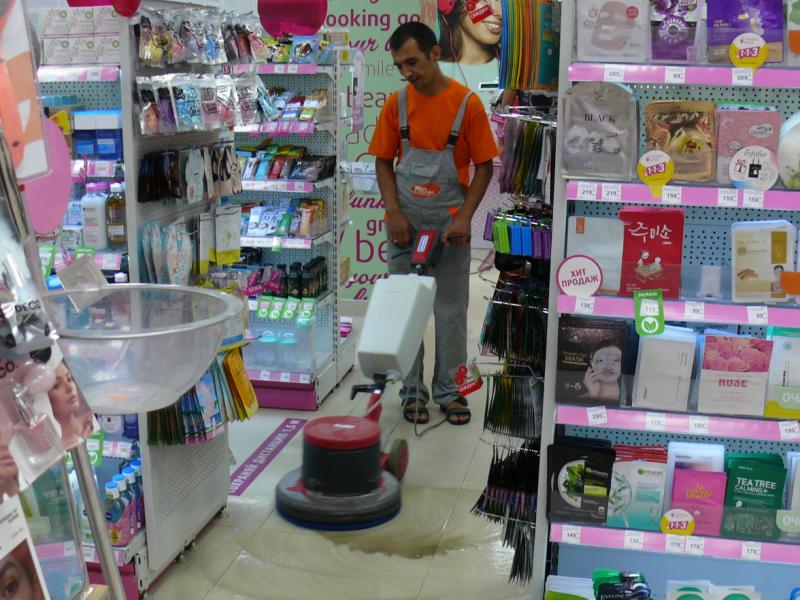 Роторная машина для клининга 